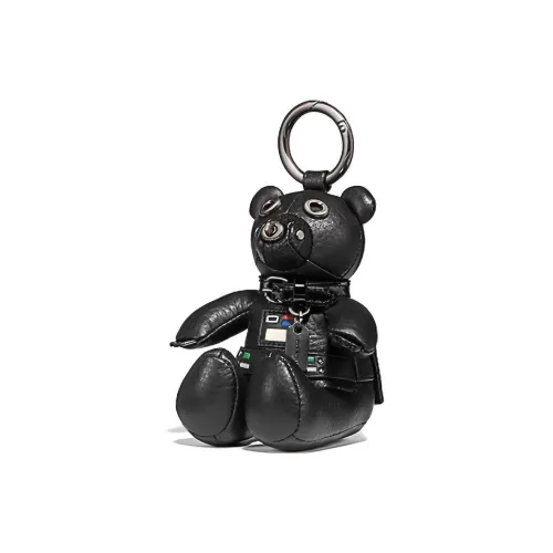 COACH Star Wars Кожа с Лакированной Кожей Медведь Брелок Сумка Мерчандайзинг Унисекс