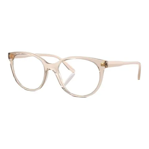 VOGUE Нейлон Пропионовая кислота Круглые Оправы для очков Женские Бежевый Прозрачный