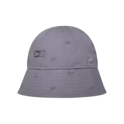 New Era Cotton Bucket Hats Унисекс Серый