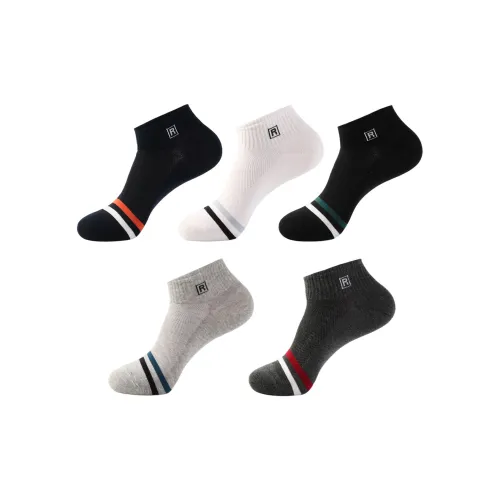 H YXIANG Низкие носки для мужчин упаковка из 5 пар