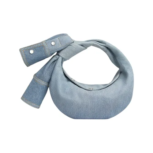 Bottega Veneta Jodie Lambskin Bag Mini Women's Blue Bottega Veneta Jodie Сумка из овечьей кожи Mini Женская Синяя