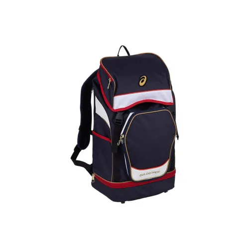 Asics Полиэстер Рюкзак Унисекс Синий Красный