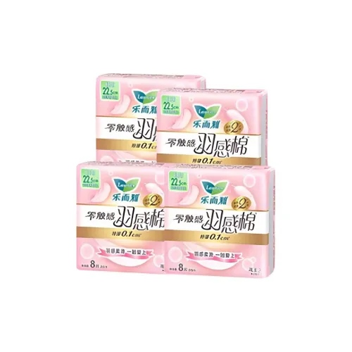 Laurier Downy Хлопок 225 мм Гигиенические прокладки Легкие Дружественные к коже 8 шт 8 шт * 4 сумки