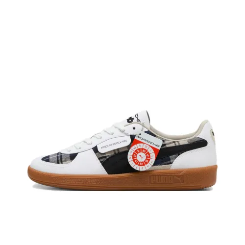 Porsche X PUMA Porsche Legacy Износостойкий и Легкий Низкий Топ Повседневная Обувь Унисекс Белый Черный