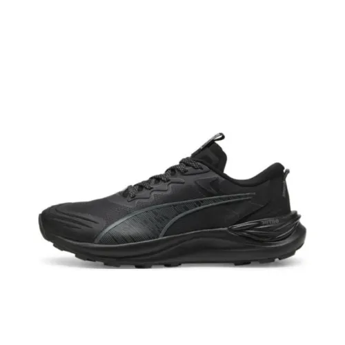 PUMA Electrify Nitro Slip-Resistant Abrasion-Resistant Low-Top Trail Running Shoes Men's Black PUMA Electrify Nitro противоскользящие устойчивые к истиранию низкие кеды для бега по пересеченной местности Мужские Черные