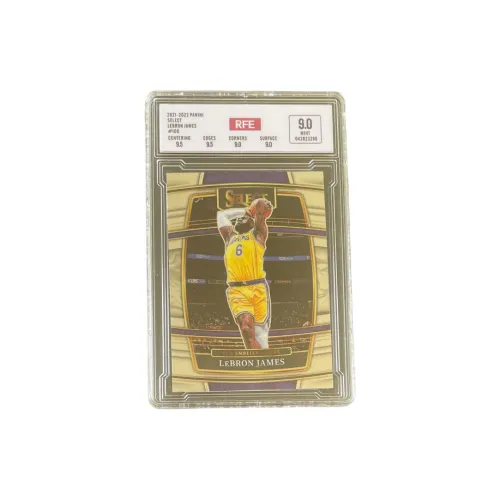 PANINI SELECT Лейкерс Леброн Джеймс Старый Король Джеймс RFE Score 9 10 сертифицированные карточки 1 шт