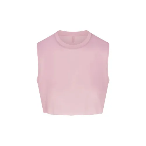 SKIMS Kim'S Сон Супер Укороченный Танк Топ Пижама Женские Орхидея Многоцветный