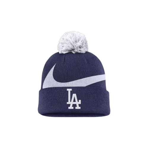 nike Акриловые шапки-бини унисекс синие