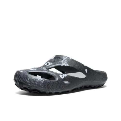KEEN Shanti Аbrasion Resistant Slip Resistant Домашние тапочки Мужской Черный