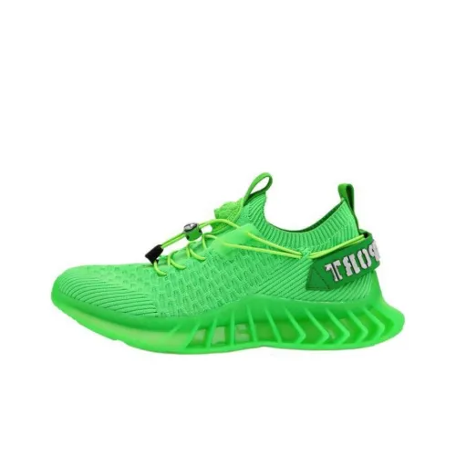 PLEIN SPORT Повседневный Низкий Топ Зеленый Флуоресцентный Унисекс