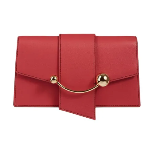 Strathberry Smooth Calfskin Сумка через плечо Женская Красная