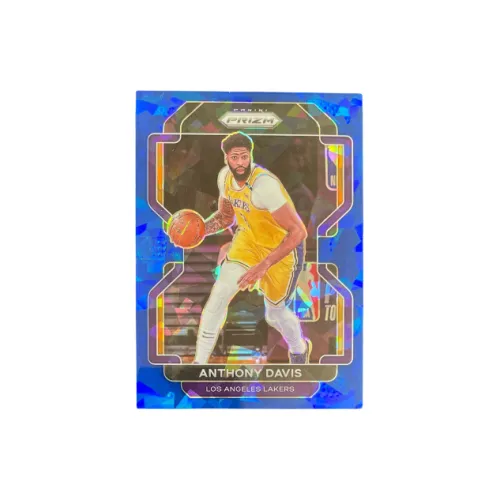 PANINI 2021 22 Prizm Лейкерс Энтони Дэвис Синий Crush Ice Refractor Звезда Card Карта Product Access Спортивные карты 1 шт