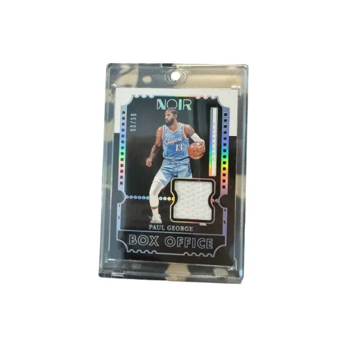 Панини Павл Джордж 2021 22 Noir Павл Джордж Clippers Игровой Использованный 09 99 Cut Материал Джерси Звезда Карта Спортивные Карты 1 шт