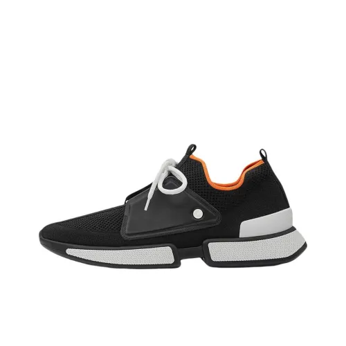 HERMES Expert Устойчивый к истиранию Низкий Топ Повседневная Обувь Мужская Черная