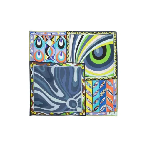 EMILIO PUCCI Шелковые шарфы для женщин Многоцветный