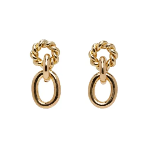 Laura Lombardi Brass Earrings Женские Золотой