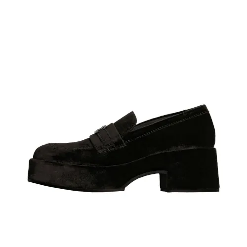 CHANEL Платформа Обувь Женская Черная