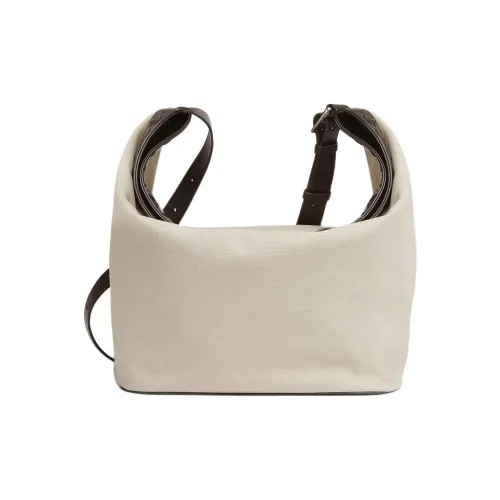 Bottega Veneta Хлопок And Холст Сумка через плечо Сумка на плечо Мужская Серый Мягкий Конфетный