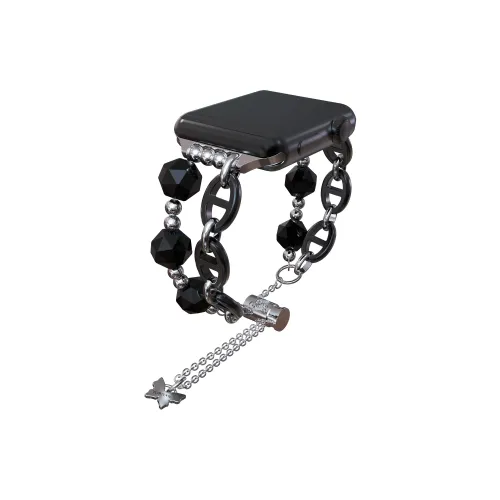 YURITAN Черный Керамика Свиной нос Пряжка Черный агат Часы Цепочка Не включено Часы Унисекс