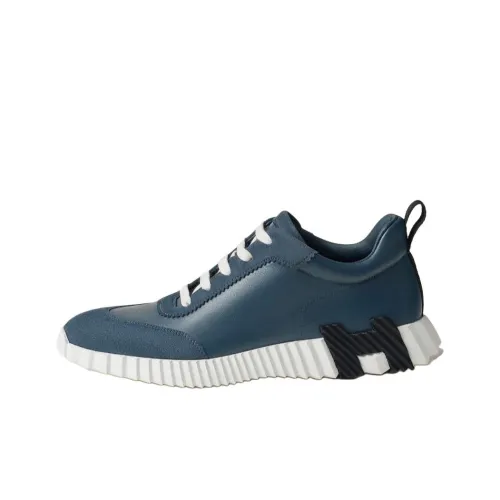 HERMES Bouncing Low Топ Повседневная обувь Мужской Синий