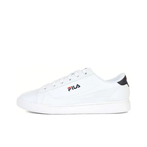 FILA Court Low Top Скейтборд Кроссовки Унисекс Белый Черный Корейский стиль