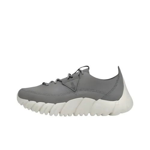 Clarks Амортизация Низкий Топ Casual Мужской Серый