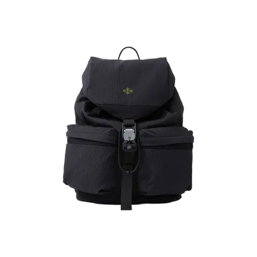 FION Ткань Рюкзак Стандартный Унисекс Черный