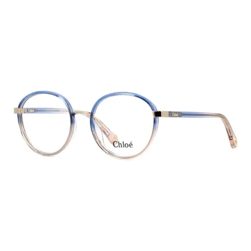 Chloe Ацетат Овальные Оправы для Очков Женские Синие