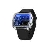 Силикон, черно-синий