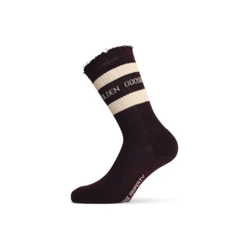 Golden Goose 1 шт Бургундский Унисекс MID Носки до икры