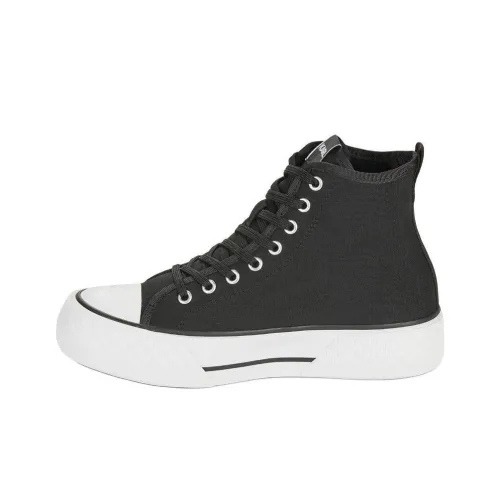 Karl Lagerfeld Высокие Кроссовки для скейтбординга Женские Черные