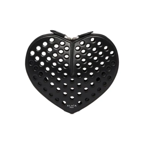 Alaia Кожа Сердце-Формированная Сумка Сумка через плечо Стандартная Женская Черная