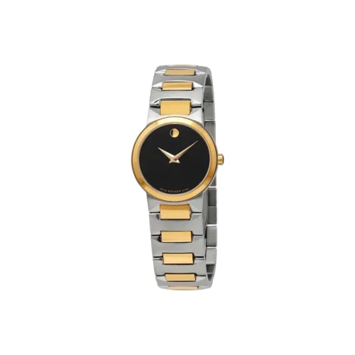 MOVADO Temo Collection Кварцевый механизм Женские часы 26 мм Черный циферблат