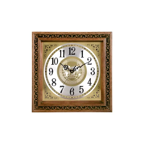 HENSE Кварцевый Movement Унисекс Настенные часы Золотой