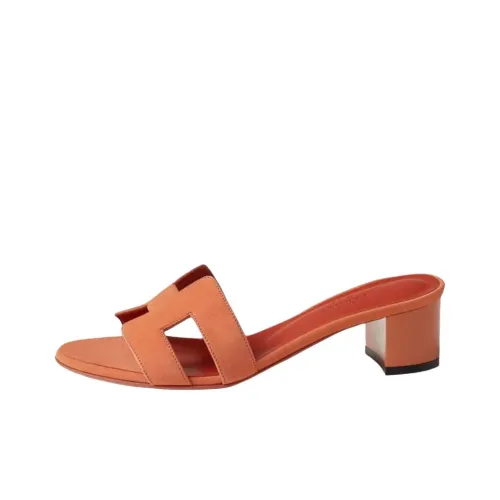HERMES Oasis Слипоны Апельсин Женские