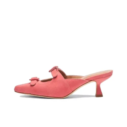 SCAROSSO Противоскользящие домашние тапочки для женщин розовые