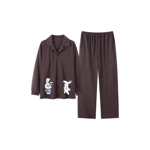 FOREVER 21 Пижамный комплект Мужской Кофейный