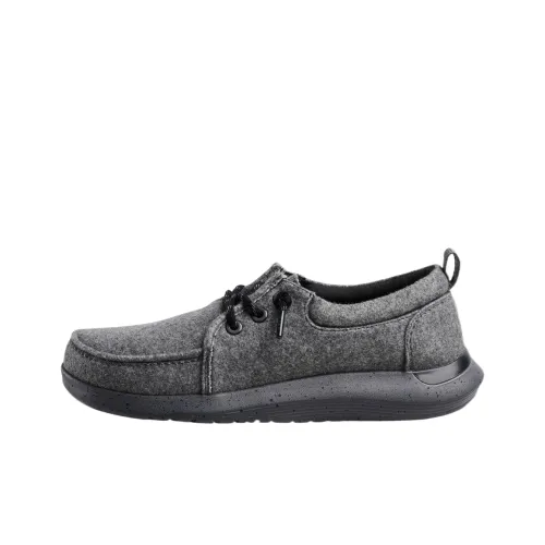 REEF Мужские повседневные туфли Low Top GREY Шерсть Мужской