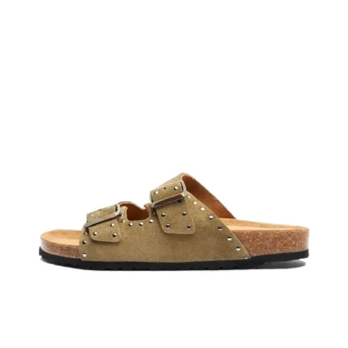 SCAROSSO Устойчивые к истиранию Слипоны Мужские Зеленые