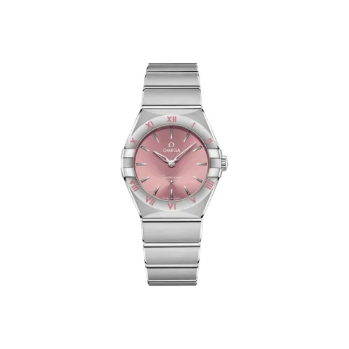 OMEGA Quartz Механизм Женские Constellation Series Constellation Watch Часы 28 мм Розовые