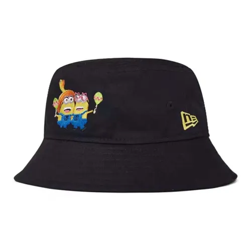 New Era Cotton Bucket Hats Унисекс Черный