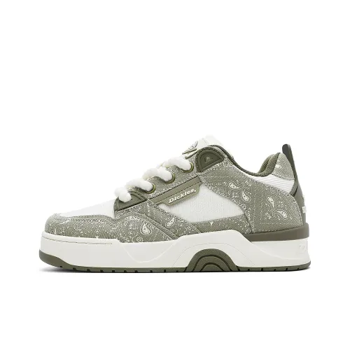 Dickies Низкие Кроссовки для Скейтбординга Мужские Гороховый Зеленый Белый