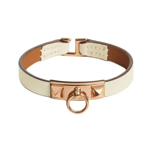 HERMES Кожа Браслеты Унисекс Бежевый