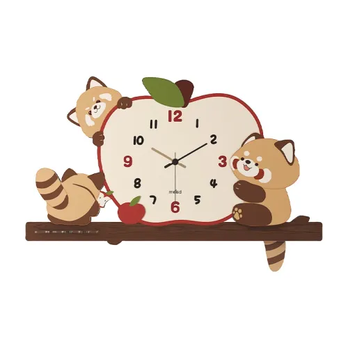 Meishida Sweeping Seconds Movement Унисекс Настенные часы Бежевый