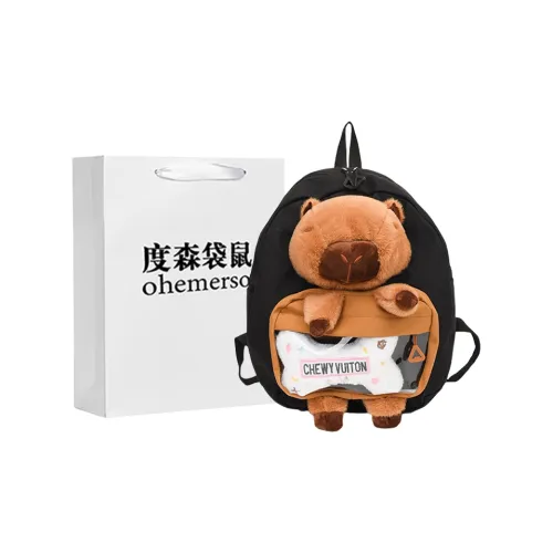 Dusen Kangaroo Нейлон Рюкзак Стандартный Унисекс Хаки Розовый Белый Черный