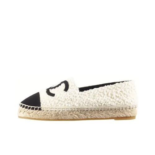 CHANEL Эспадрильи Женские Айвори Белый