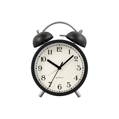 HENSE Кварцевый механизм Металл Будильник Унисекс Белый циферблат HA39