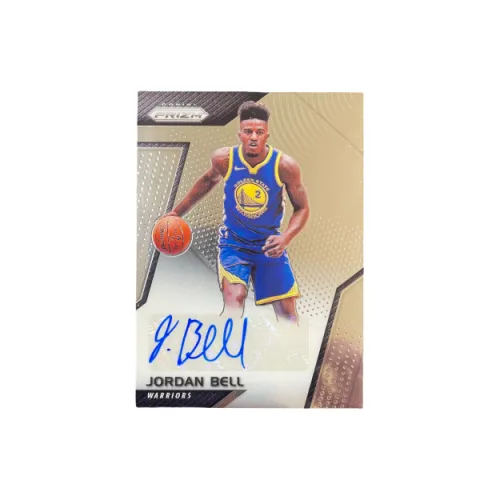 PANINI 2017-18 Prizm Jordan Bell Warriors Jordan Bell Signature Player Card Card Through Спортивные карты 1 шт
