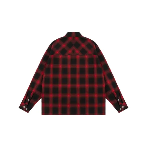 XINYINSU 24FW Длинный рукав Рубашка Унисекс Набор в подарочной коробке