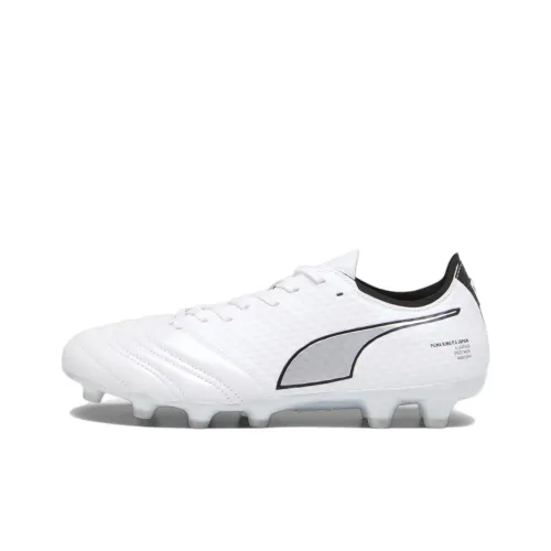 PUMA King Mirai AG Искусственная трава HG Твердый Ground Футбольные бутсы Мужской Белый